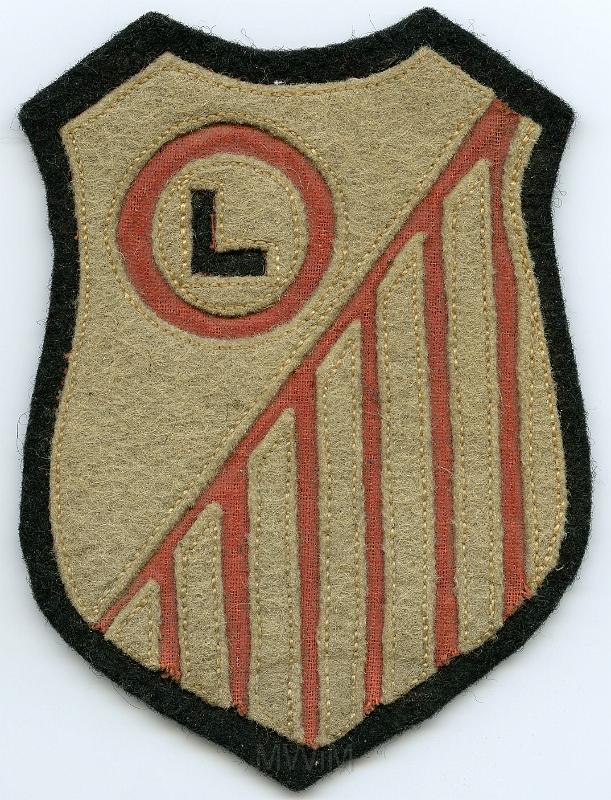KKE 3431.jpg - Emblemant Międzyszkolny Klub Sportowy (MKS)  "Lechia" w Olsztynie, 1946 r.